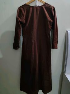 Elegant Brown Ethnic Aline Kurta