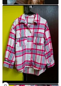 Pinterest Inspired Savana Plaid Jacket Women's Coat Autumn Winter Retro Pocket Oversized