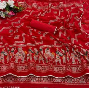 Red Traditional Saree