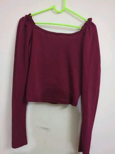 Chic Ruched Long Sleeve Top