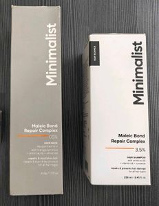Minimalist Shampoo and Hair Mask