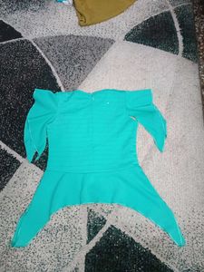 Cute Blue Girls' Top