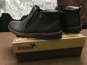 Brown Leather Ankle Boots