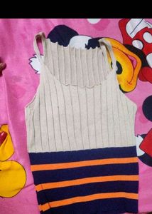Striped Ribbed Tank Top