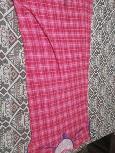 Pink Plaid Nightgown