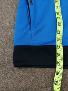 Adidas Blue Zip-Up Hoodie