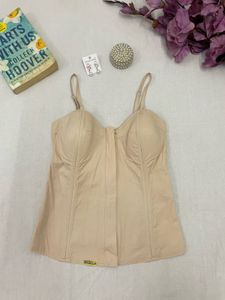 Beige corset top