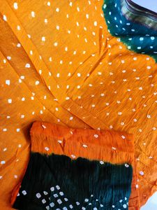 New Vibrant Bandhani Saree Clearance Sale