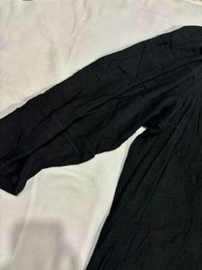 VETO Black Button-Up Top