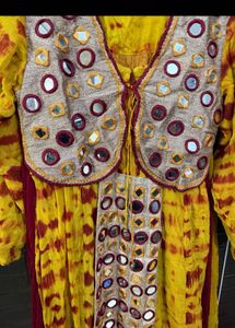 3 peice  Kurta Set with Embellished Jacket