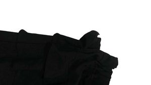 Tiered Black Skort