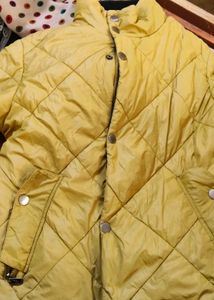 Quilted Mustard Yellow Jacket