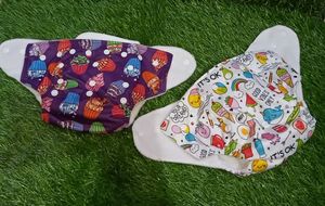 Superbottoms Basic Pack Of 2 Cloth Diaper