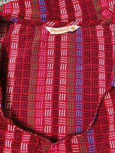 Red Striped Puff Sleeve Top