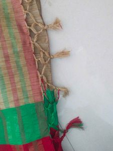 Vibrant Striped Silk Saree