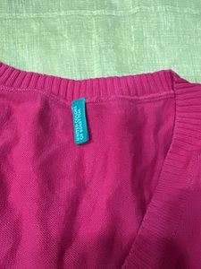 Chic Red Sweater &amp; Teal Peplum Top Bundle