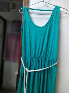 O'stin Studio Teal Maxi Dress - Size S