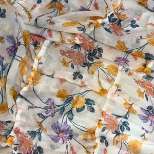 Floral Chiffon Skirt