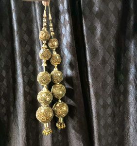 Golden Blouse With Beautiful Embroidery Work...
