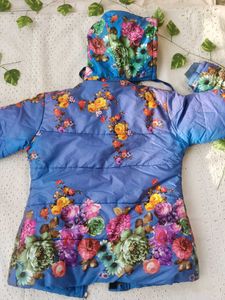 Floral Print Padded Jacket