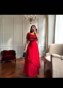 red dress long