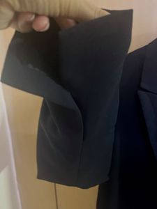 Good Fit Double Breasted Navy Blue Blazer