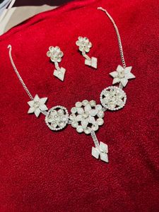 Branded American Diamond Necklace New With Tag😍