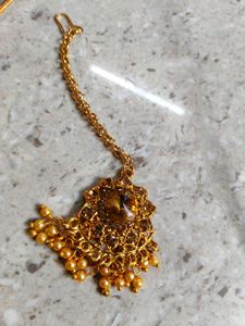 💛3 piece Elegant Gold-Tone Bridal Necklace Set ✨