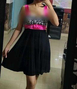 Stylish Leopard Print &amp; Pink Y2K USA Dress