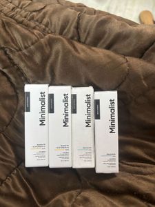 Minimalist Face Serums - Pack of 4