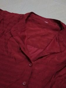 Maroon Stylish Crop Top