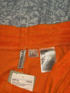 Orange Sporty Shorts From H&amp;M
