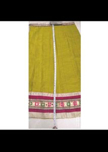 yellow lehnga choli with matching bangles free
