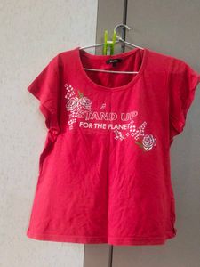 Red Graphic Tee
