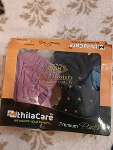 Combo Cute Heart Print Briefs