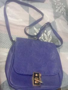 Stylish Blue Crossbody Bag