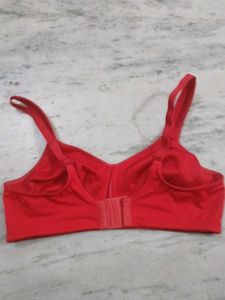 Red Padded Bra