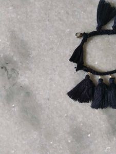 Black Tassel Bracelet
