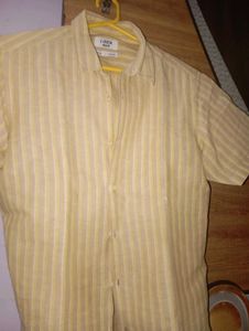 Men's Striped Linen Shirt