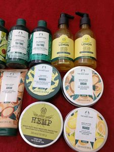 The body shop combo + freebies