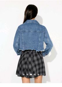 Denim Cropped Jacket