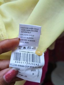 Chic Yellow Button-Up Shirt