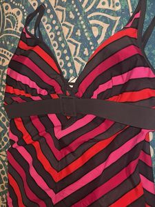 Striped Bikini Top