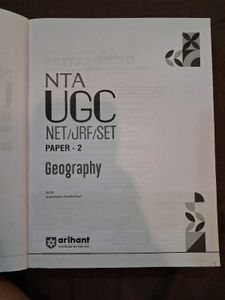 Arihant NTA UGC NET JRF Geography Book
