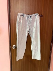 Light Wash Denim Joggers