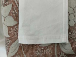 Classic White Pull-On Pants