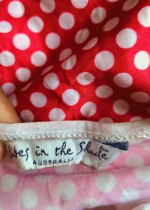 Red Polka Dot Swimsuit