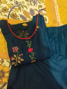 Elegant Embroidered Kurta Set