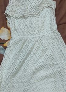White Dress With Net