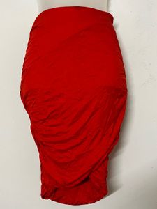 H&amp;M BRANDED Stunning Red Ruched Skirt